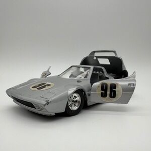 Bburago Lancia Stratos 96 Silver Diecast 1/24 Scale Made in Italy Vintage Car